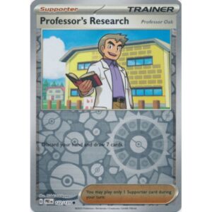 Prismatic Evolutions - 122/131 - Trainer Professor’s Research Professor Oak (reverse holo)