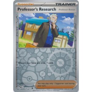 Prismatic Evolutions - 124/131 - Trainer Professor’s Research Professor Rowan (reverse holo)