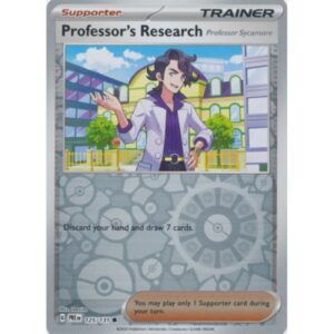 Prismatic Evolutions - 125/131 - Trainer Professor’s Research Professor Sycamore (reverse holo)