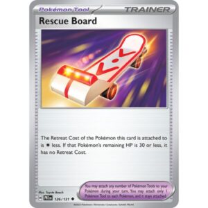 Prismatic Evolutions - 126/131 - Trainer Rescue Board
