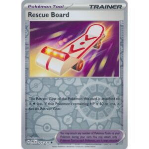 Prismatic Evolutions - 126/131 - Trainer Rescue Board (reverse holo)