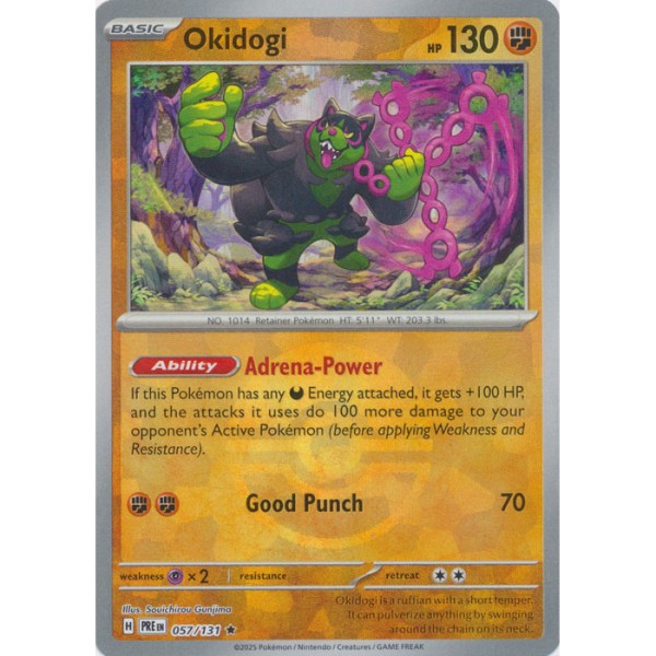 Prismatic Evolutions - 057/131 - Okidogi (Poke Ball Foil)
