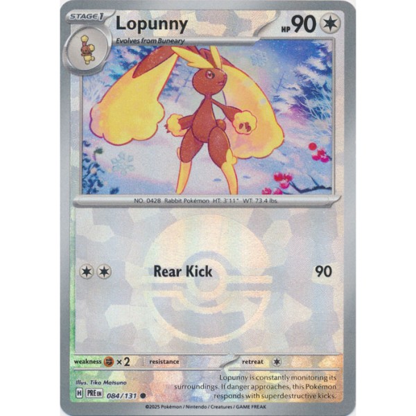 Prismatic Evolutions - 084/131 - Lopunny (Poke Ball Foil)
