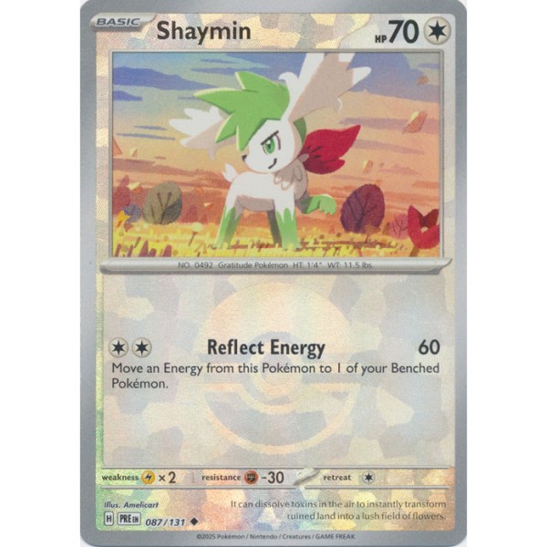Prismatic Evolutions - 087/131 - Shaymin (Poke Ball Foil)