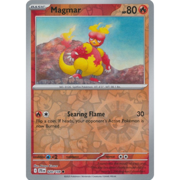 Journey Together - 020/159 - Magmar (reverse holo)