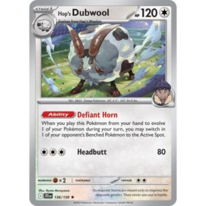 Journey Together - 136/159 - Hop's Dubwool (rare holo)