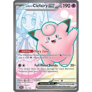 Journey Together  - 173/159 - Lillie's Clefairy EX (ultra rare)