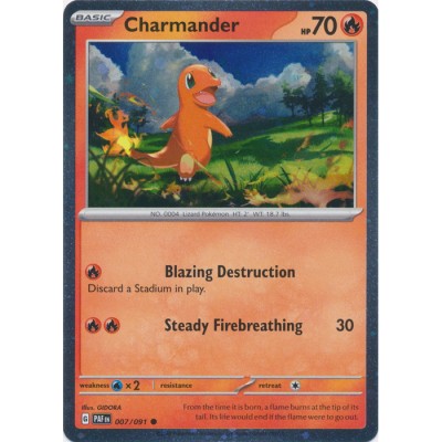 Paldean Fates - 007/091 - Charmander (holo)