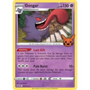 Chilling Reign - 057/198 - Gengar (rare holo) trick or trade