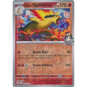 Destined Rivals - 034/182 - Ethan's Typlosion (rare reverse holo)