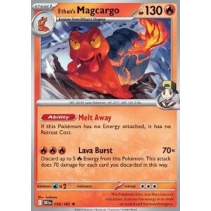 Destined Rivals - 036/182 - Ethan's Magcargo (rare holo)