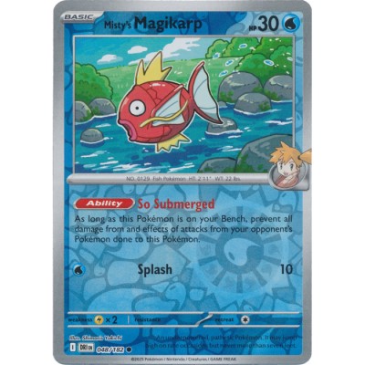 Destined Rivals - 048/182 - Misty's Magikarp (reverse holo)