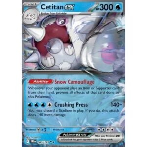 Destined Rivals - 065/182 - Cetitan EX (double rare)