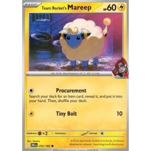 Destined Rivals - 072/182 - Team Rocket's Mareep