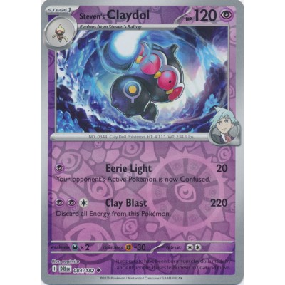 Destined Rivals - 084/182 - Steven's Claydol (reverse holo)