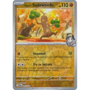 Destined Rivals - 093/182 - Ethan's Sudowoodo (reverse holo)
