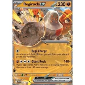 Destined Rivals - 101/182 - Regirock EX (double rare)