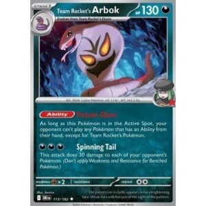 Destined Rivals - 113/182 - Team Rocket's Arbok