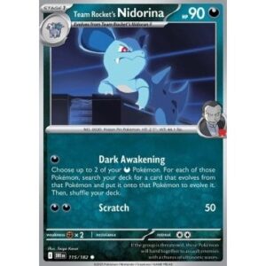 Destined Rivals - 115/182 - Team Rocket's Nidorina