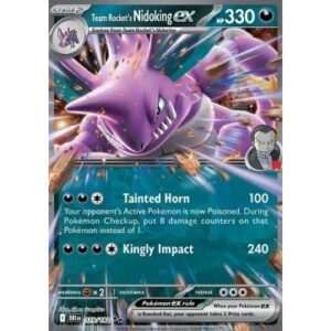 Destined Rivals - 119/182 - Team Rocket's Nidoking EX (double rare)