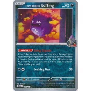 Destined Rivals - 125/182 - Team Rocket's Koffing (reverse holo)