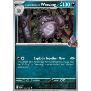 Destined Rivals - 126/182 - Team Rocket's Weezing