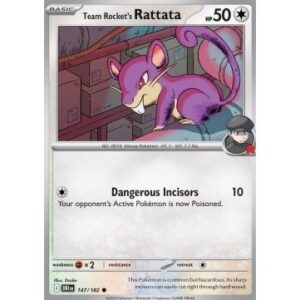 Destined Rivals - 147/182 - Team Rocket's Rattata