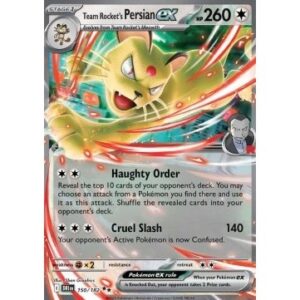 Destined Rivals - 150/182 - Team Rocket's Persian EX (double rare)