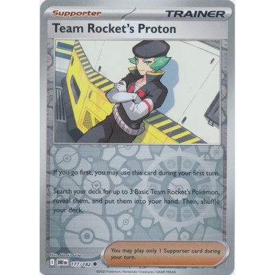 Destined Rivals - 177/182 - Team Rocket's Proton (reverse holo)