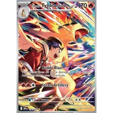 Destined Rivals - 190/182 - Ethan's Typhlosion (illustration rare)