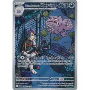 Destined Rivals - 199/182 - Team Rocket's Weezing (illustration rare)