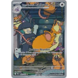 Destined Rivals - 202/182 - Team Rocket's Raticate (illustration rare)