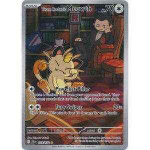Destined Rivals - 203/182 - Team Rocket's Meowth (illustration rare)