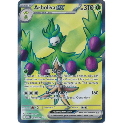 Destined Rivals - 207/182 - Arboliva ex (ultra rare)
