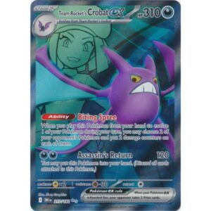 Destined Rivals - 217/182 - Team Rocket's Crobat ex (ultra rare)