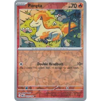 Destined Rivals - 029/182 - Ponyta (reverse holo)