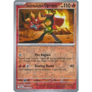 Destined Rivals - 044/182 - Hearthflame Mask Ogerpon (reverse holo)