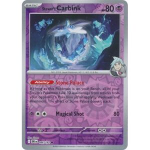 Destined Rivals - 086/182 - Steven's Carbink (reverse holo)