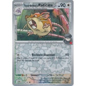 Destined Rivals - 148/182 - Team Rocket's Raticate (reverse holo)