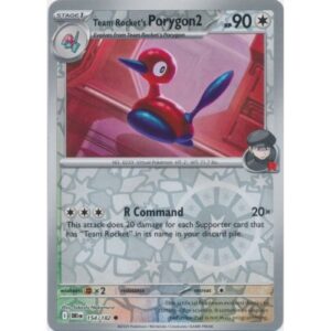 Destined Rivals - 154/182 - Team Rocket's Porygon2 (reverse holo)