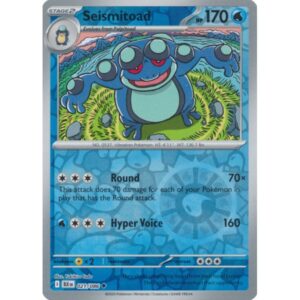 Black Bolt - 021/086 - Seismitoad (reverse holo)