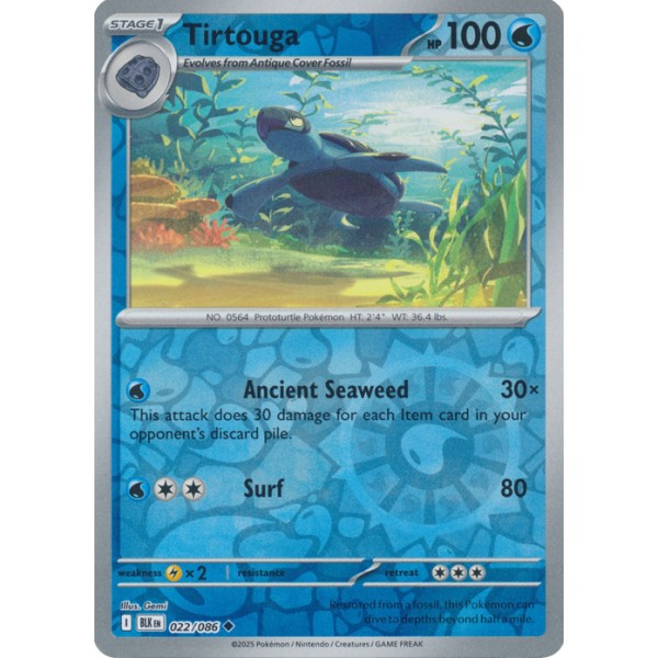 Black Bolt - 022/086 - Tirtouga (reverse holo)