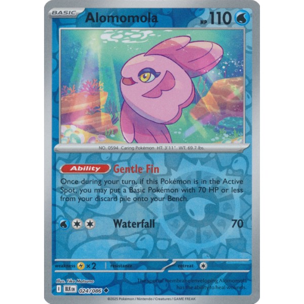 Black Bolt - 024/086 - Alomomola (reverse holo)
