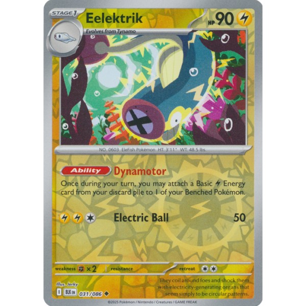 Black Bolt - 031/086 - Eelektrik (reverse holo)