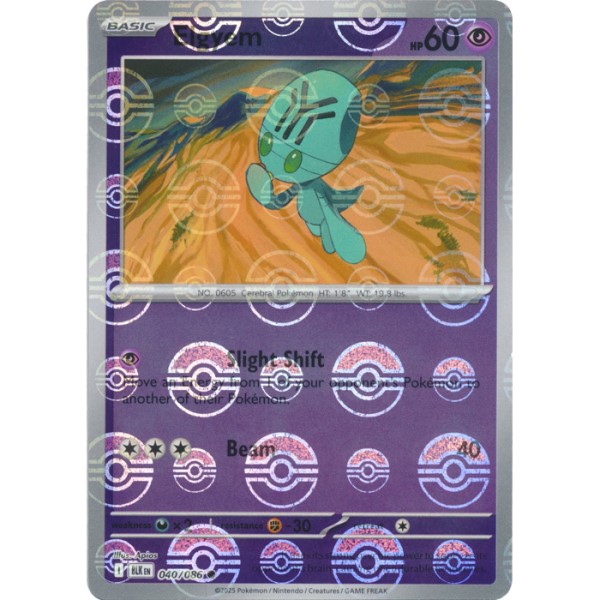 Black Bolt - 040/086 - Elgyem (poke ball reverse holo)