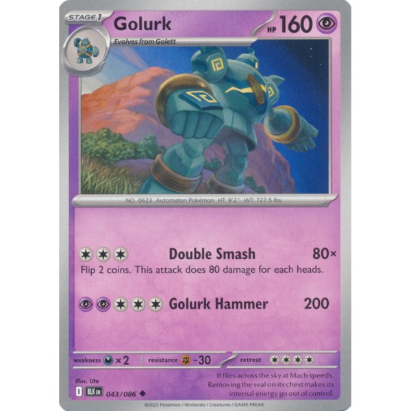 Black Bolt - 043/086 - Golurk