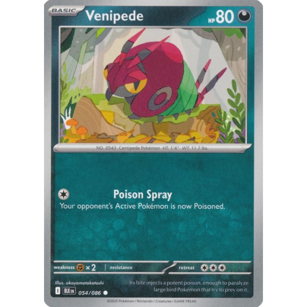 Black Bolt - 054/086 - Venipede
