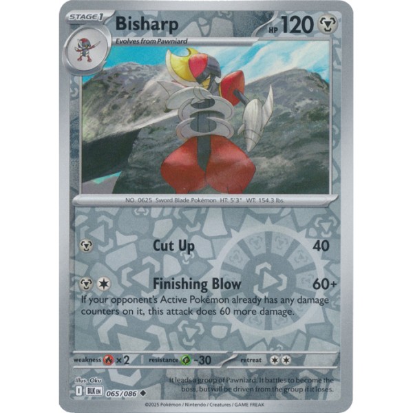 Black Bolt - 065/086 - Bisharp (reverse holo)