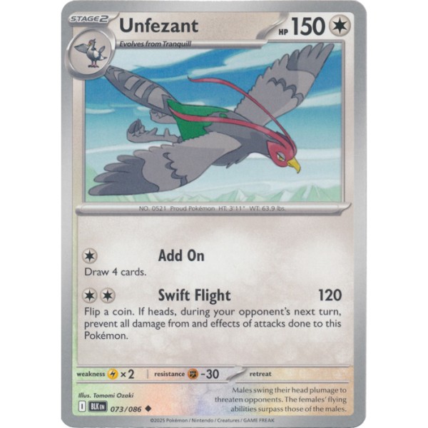 Black Bolt - 073/086 - Unfezant