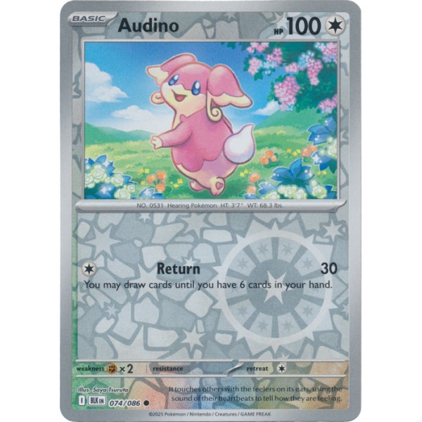 Black Bolt - 074/086 - Audino (reverse holo)